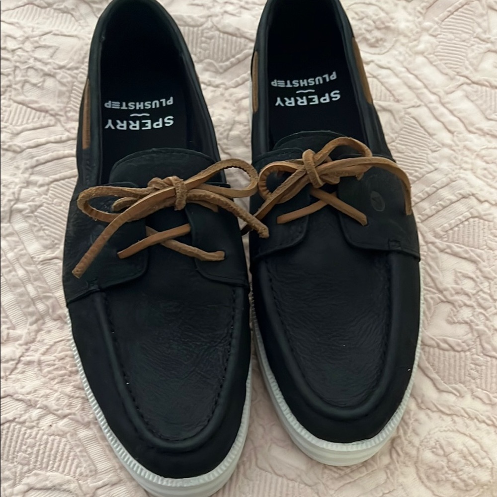 Sperry Women’s Black Boat Shoes